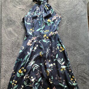 Blue Floral Maxi Dress